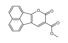 Methyl 8-oxo-8H-acenaphtho[1,2-b]pyran-9-carboxylate structure, CAS 91586-28-6