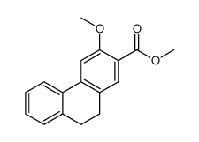 Methyl 3-methoxy-9,10-dihydrophenanthrene-2-carboxylate structure, CAS 85531-82-4