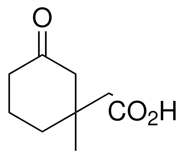 3-Methylcyclohexanone-3-acetic acid structure, CAS 119986-97-9