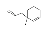 2-(1-Methylcyclohex-2-enyl)acetaldehyde structure, CAS 60415-75-0
