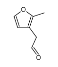 2-(2-Methylfuran-3-yl)acetaldehyde structure, CAS 27394-15-6