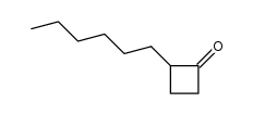 2-Hexylcyclobutanone structure, CAS 35493-43-7