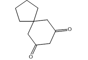 Spiro[4.5]decane-1,4-dione structure, CAS 39984-92-4