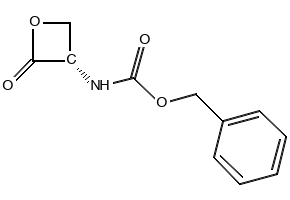 N-(Benzyloxycarbonyl)-L-serine b-lactone structure, CAS 26054-60-4