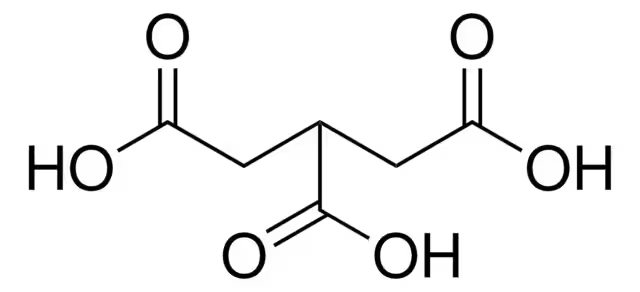 Tricarballylic acid structure, CAS 99-14-9