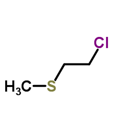Sulfide, b-chloroethyl methyl structure, CAS 542-81-4
