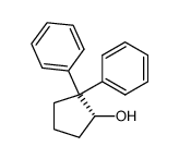(R)-(-)-2,2-Diphenylcyclopentanol structure, CAS 126421-67-8