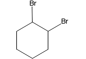 Cyclohexane, 1,2-dibromo- structure, CAS 5401-62-7