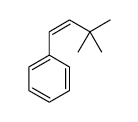 Benzene, (3,3-dimethyl-1-butenyl)- (E)- structure, CAS 3846-66-0