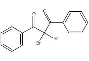 Dibenzoyldibromomethane structure, CAS 16619-55-9