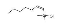 (Z)-1-(1-Heptenyl)-1,1-dimethylsilanol structure, CAS 261717-40-2