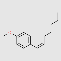 (Z)-1-(1-Heptenyl)-4-methoxybenzene structure, CAS 80638-85-3
