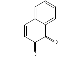 1,2-Naphthoquinone structure, CAS 524-42-5