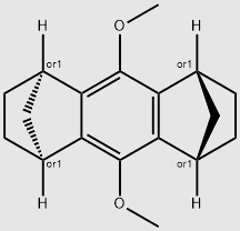 1,4:5,8-Dimethano-1,2,3,4,5,6,7,8-octahydro-9,10-dimethoxyanthracene structure, CAS 322733-47-1