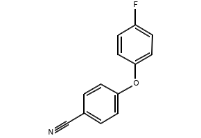 4-(4-Fluorophenoxy)benzonitrile structure, CAS 215589-24-5