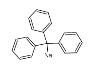 Sodium, triphenylmethyl- structure, CAS 4303-71-3