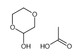 2-Acetoxy-1,4-dioxane structure, CAS 1743-23-3