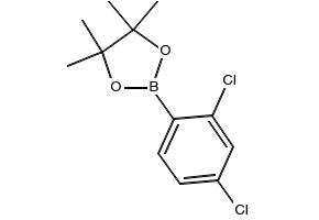 2-(2,4-Dichlorophenyl)-4,4,5,5-tetramethyl-1,3,2-dioxaborolane structure, CAS 68716-50-7