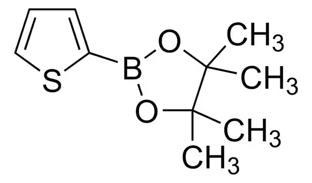 4,4,5,5-Tetramethyl-2-(thiophen-2-yl)-1,3,2-dioxaborolane structure, CAS 193978-23-3