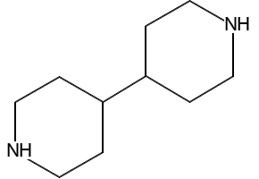 4,4'-Bipiperidine structure, CAS 15336-72-8