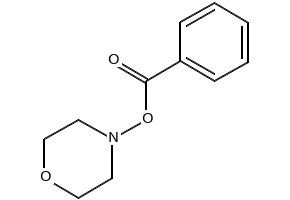 4-Benzoyloxymorpholine structure, CAS 5765-65-1