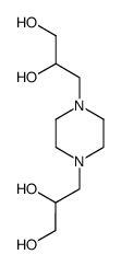 3,3'-(Piperazine-1,4-diyl)dipropane-1,2-diol structure, CAS 46744-29-0