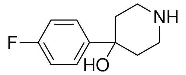 4-(4-Fluorophenyl)piperidin-4-ol structure, CAS 3888-65-1