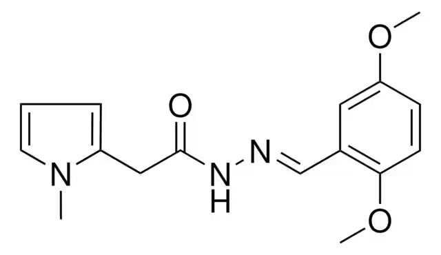 2-(2-(2,5-diphenyl-1H-pyrrol-1-yl)phenoxy)-N,N-diethylethanamine structure, CAS 97829-68-0