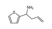 1-(Thiophen-2-yl)but-3-en-1-amine structure, CAS 127258-25-7