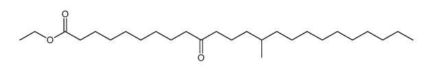 Ethyl 10-keto-14-methyltetracosanoate structure, CAS 857546-13-5