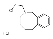 2-(2-Chloroethyl)-1,2,3,4,5,6-hexahydrobenzo[c]azocine hydrochloride structure, CAS 100311-00-0