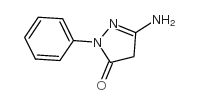 5-Pyrazolone, 3-amino-1-phenyl- structure, CAS 4149-06-8