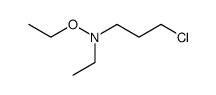 N-(3-Chloropropyl)-N,O-diethylhydroxylamine structure, CAS 98432-86-1