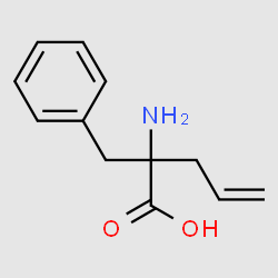 2-Ammonio-2-benzylpent-4-enoate structure, CAS 105743-51-9
