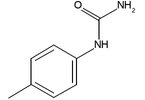p-Tolylurea structure, CAS 622-51-5