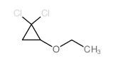1,1-Dichloro-2-ethoxycyclopropane structure, CAS 7363-99-7