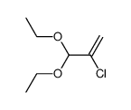 2-Chloro-3,3-diethoxyprop-1-ene structure, CAS 7575-33-9