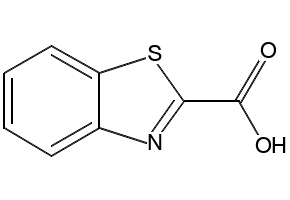 Benzo[d]thiazole-2-carboxylic acid structure, CAS 3622-04-6