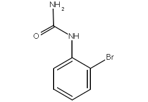 o-Bromophenylurea structure, CAS 13114-90-4