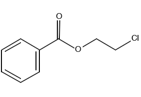 2-Chloroethyl benzoate structure, CAS 939-55-9