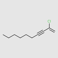2-Chloro-1-decen-3-yne structure, CAS 534600-74-3