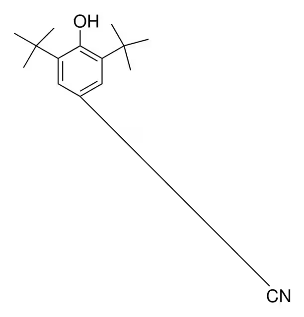 3,5-Di-tert-butyl-4-hydroxybenzonitrile structure, CAS 1988-88-1