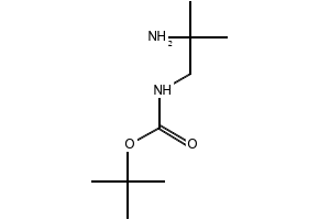tert-Butyl 2-amino-2-methylpropylcarbamate structure, CAS 95034-05-2