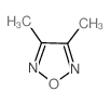 Furazan, 3,4-dimethyl- structure, CAS 4975-21-7
