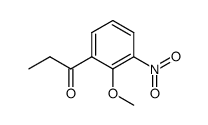 1-(2-Methoxy-3-nitrophenyl)propan-1-one structure, CAS 103205-56-7