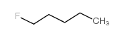 n-Amyl fluoride structure, CAS 592-50-7