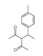 3-(1-p-Tolylethyl)pentane-2,4-dione structure, CAS 727401-18-5