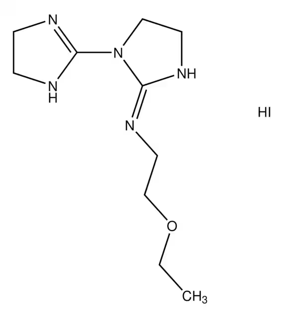 N-(1-(2-Chloroethyl)-4,5-dihydro-1H-imidazol-2-yl)nitramide structure, CAS 6339-06-6