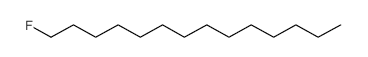 n-Tetradecyl fluoride structure, CAS 593-33-9