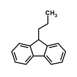 9-n-Propylfluorene structure, CAS 4037-45-0
